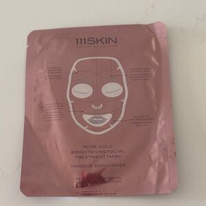 111SKIN Rose Gold Brightening Facial Mask - Metallic Pink Sachet